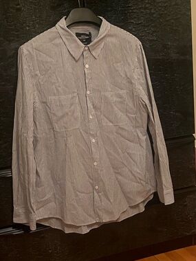 Zara ‘Into The Classics’ Striped Button-Down Shirt
